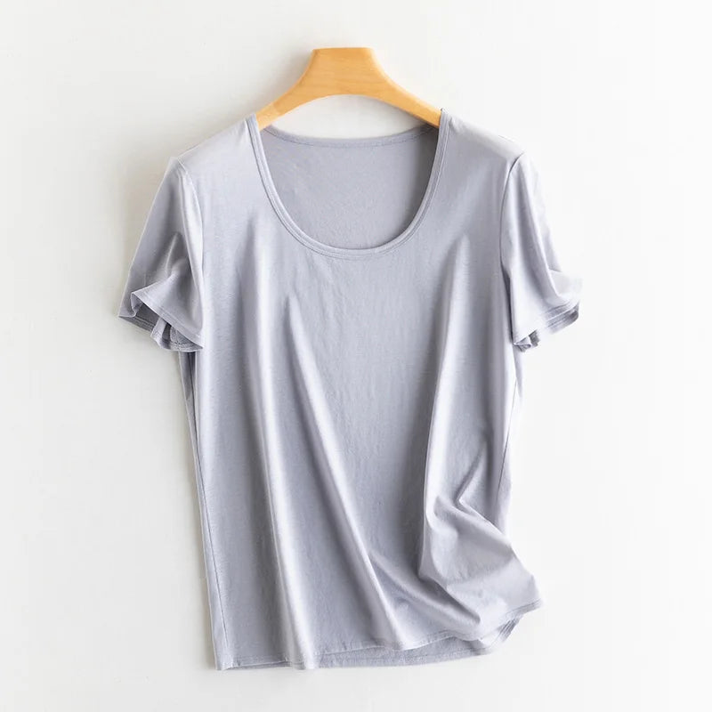 Short Sleeve T-Shirt Short Sleeve T-Shirt Marven Grey U-neck S 