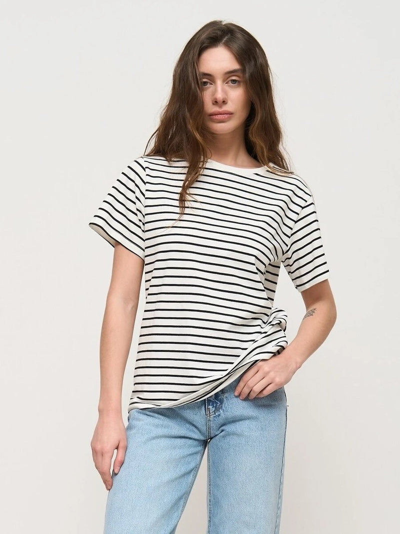 Short Sleeve Striped T-Shirts  Marven   