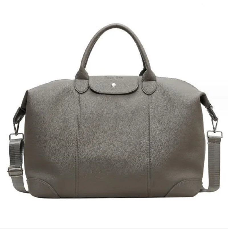 Leather Handbag Travel  Marven GRAY  