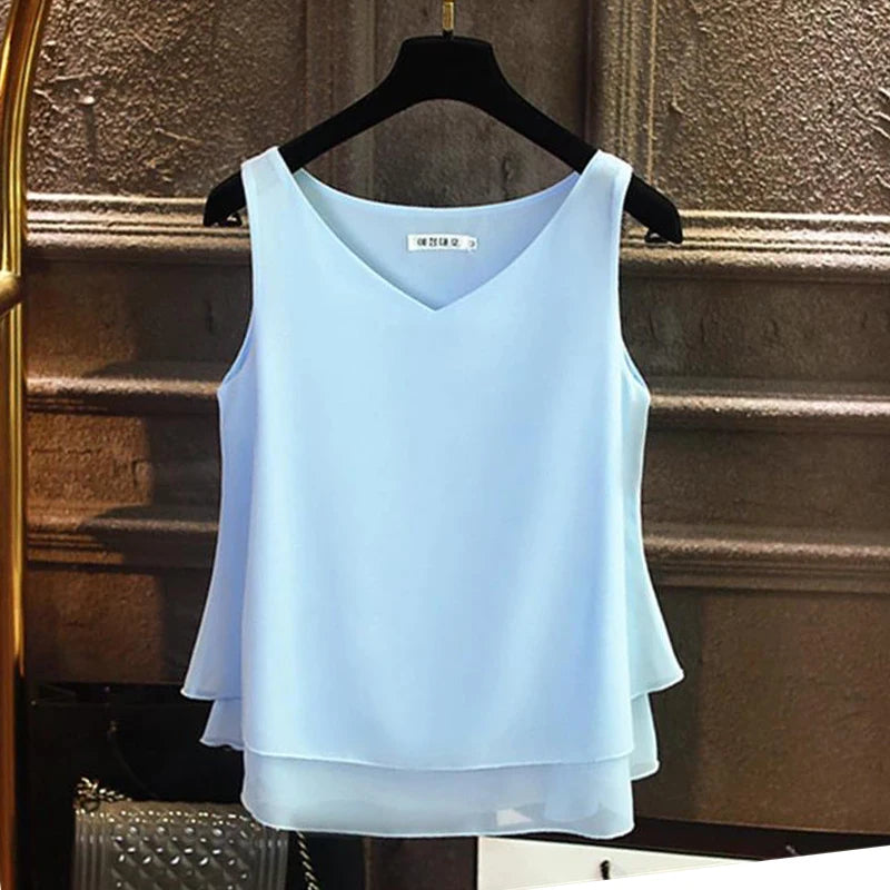 Sleeveless Chiffon Blouse Sleeveless Chiffon Blouse Marven   