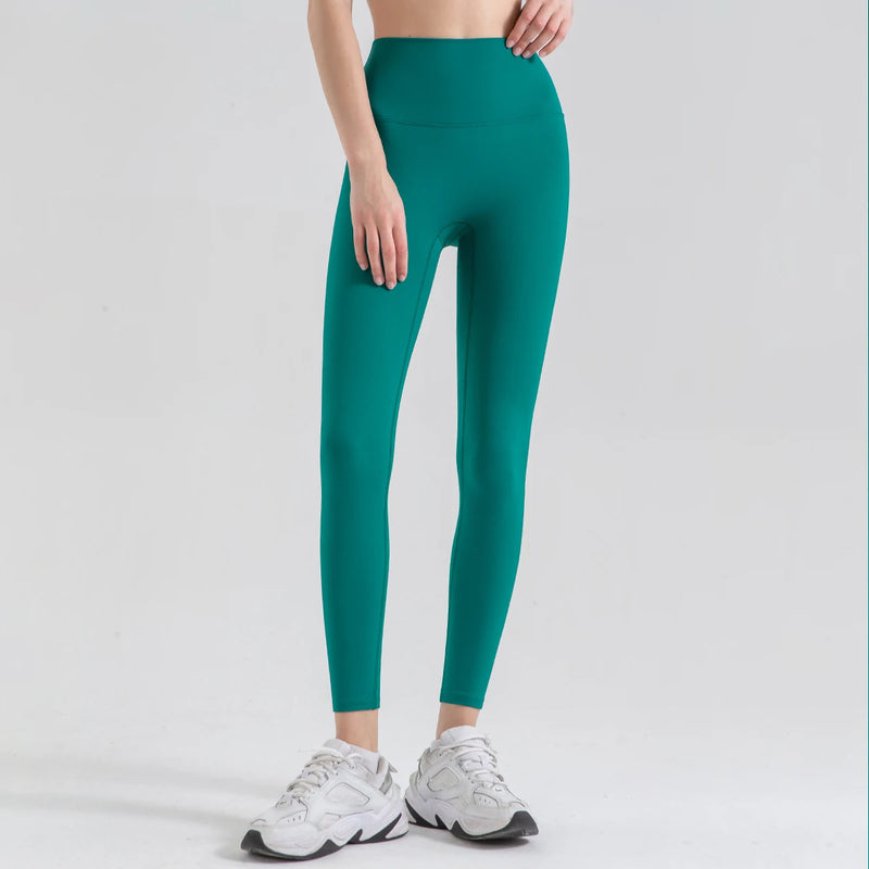 Women High-Waist Hip Lift Gym Leggings Women High-Waist Hip Lift Gym Leggings Marven Forest Green XL 