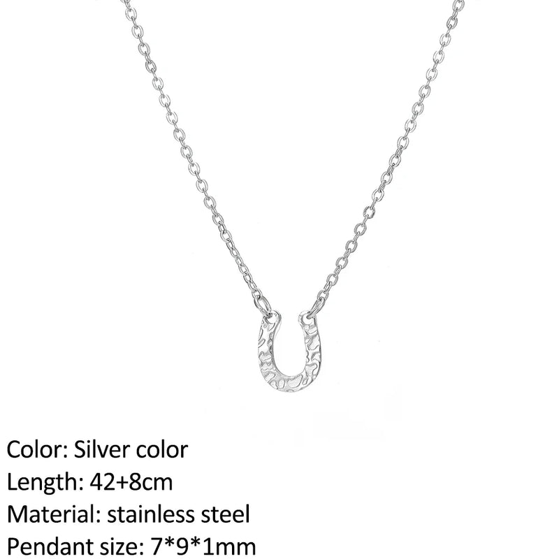 Infinity Cross Pendant Necklace - Gold Stainless Steel Fashion  Marven YX14993A Necklace 