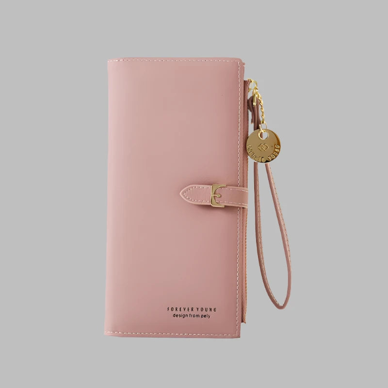 Multifunction Leather Wallet  Marven dark pink  