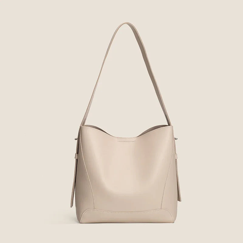 Trend Shoulder Tote Bag  Marven Style2-Beige  