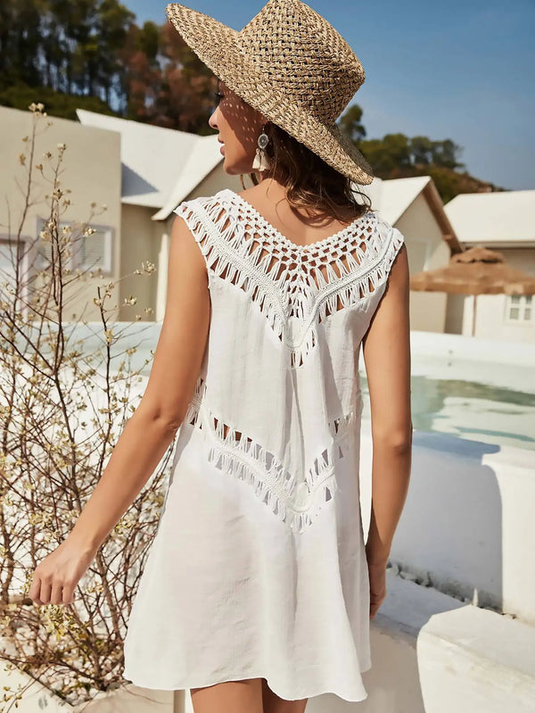 Sunny Shores Knitted Sarong Tunic Cover-Up Tunic Cover-Up Marven   