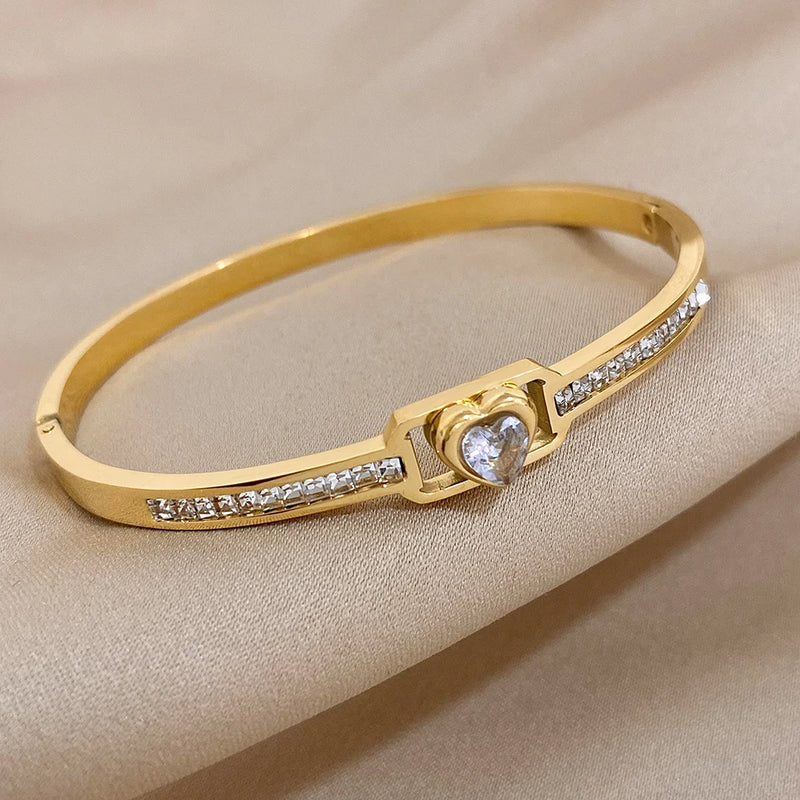 Stainless Steel Bangle Bracelet  Marven D2045122B-002  