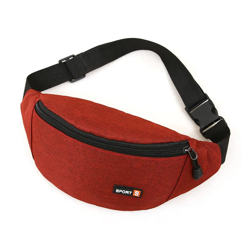 Chest Belt Zip Bag  Marven Red  