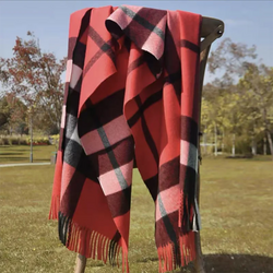 Winter Plaid Scarf Winter Plaid Scarf Marven red 190 70 cm 