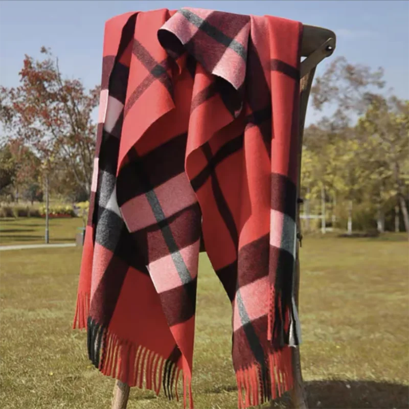 Winter Plaid Scarf Winter Plaid Scarf Marven red 190 70 cm 