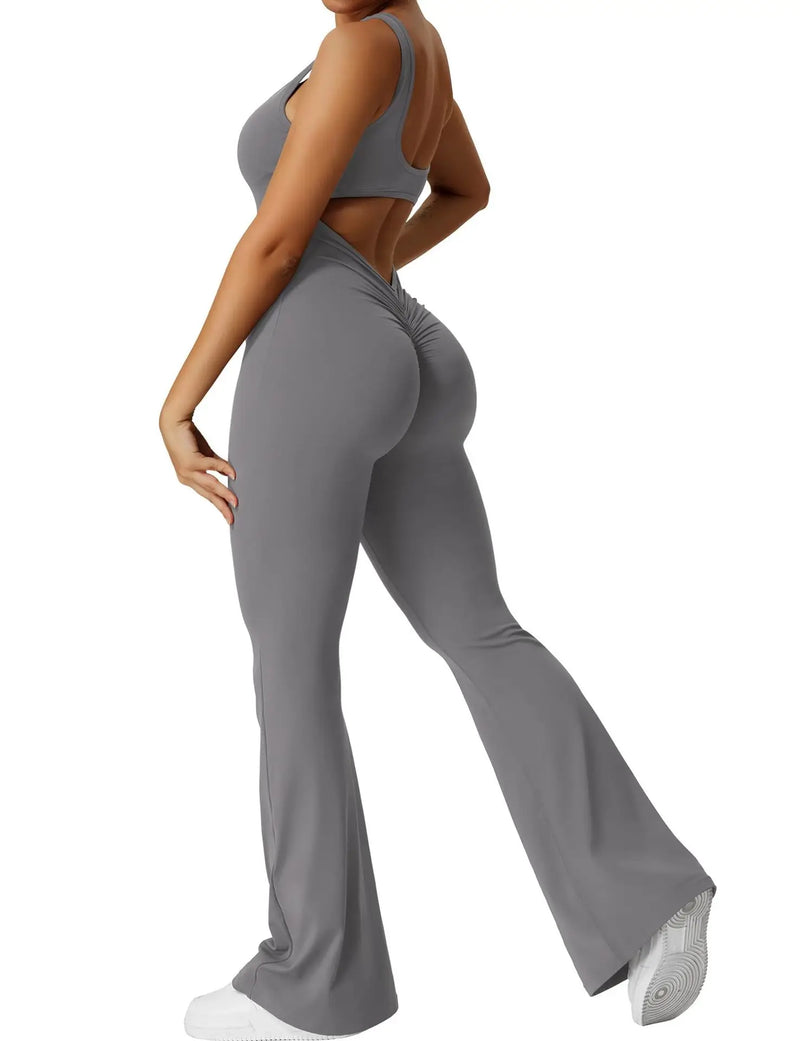 Sierra V-Back Jumpsuit Sierra V-Back Jumpsuit Marven Gray L 