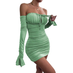 Boob Tube Top Dress Boob Tube Top Dress Marven 21809-Mint Green L 