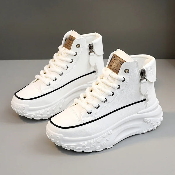 Boots Platform Casual Shoes Outdoor  Marven White 37 