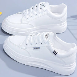 White Sneakers Lace Up  Marven   