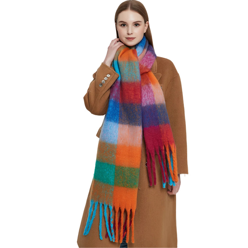 Luxury Cashmere Bright Solid Scarf  Marven 242  