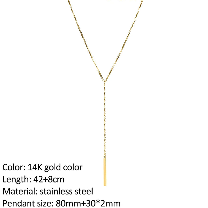 Infinity Cross Pendant Necklace - Gold Stainless Steel Fashion  Marven YX14922D Necklace 