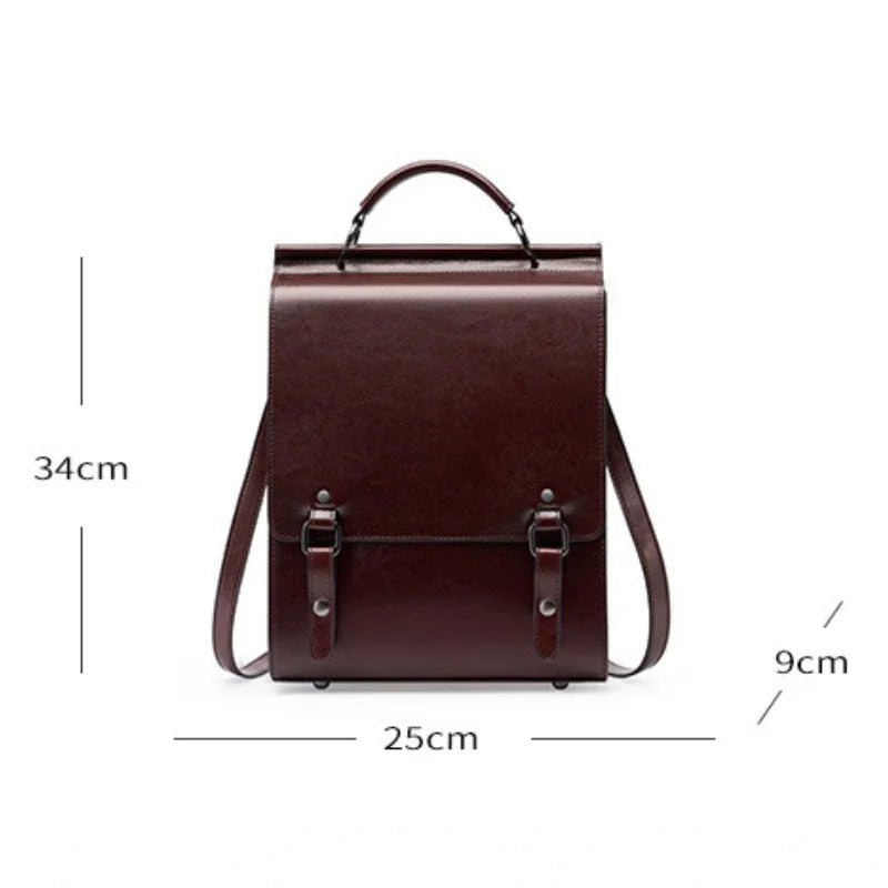 Leather Cowhide Backpack  Marven   