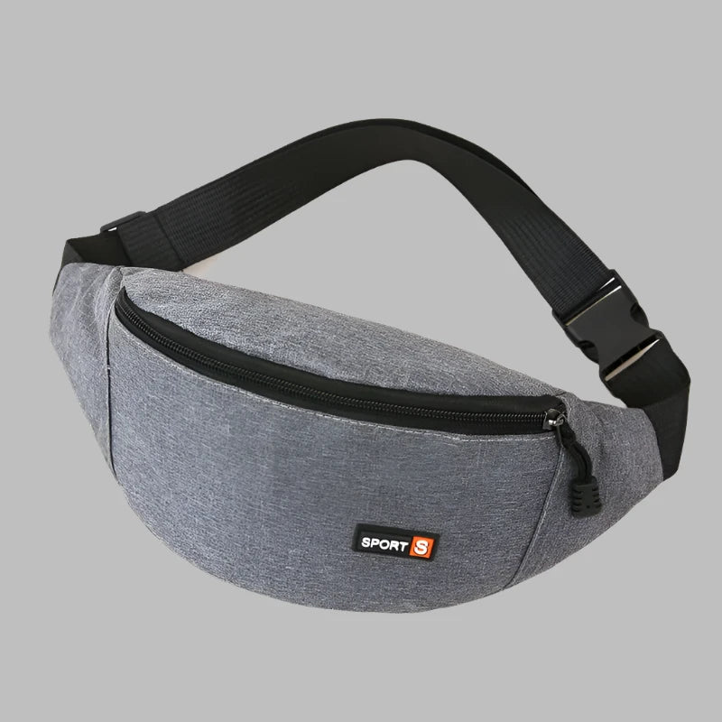 Chest Belt Zip Bag  Marven Grey  