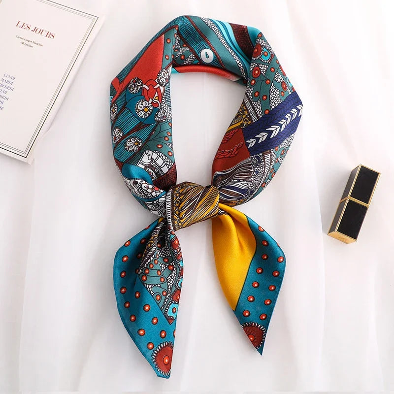 Luxurious Silk Satin Neckerchief for Women Luxurious Silk Satin Neckerchief for Women Marven J  