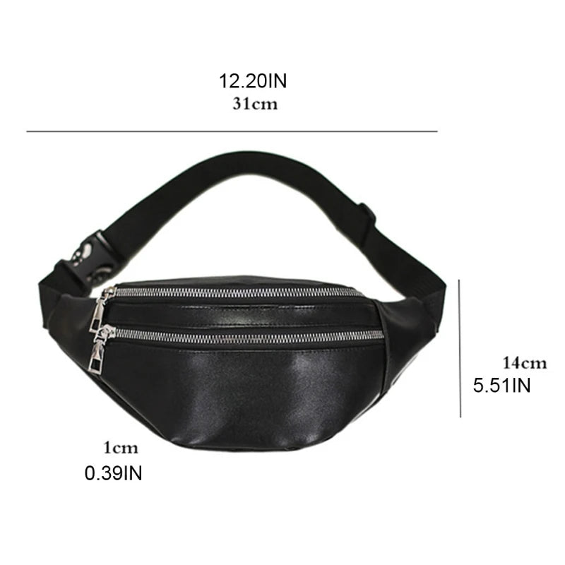 Waist Zip Belt Pouch  Marven   