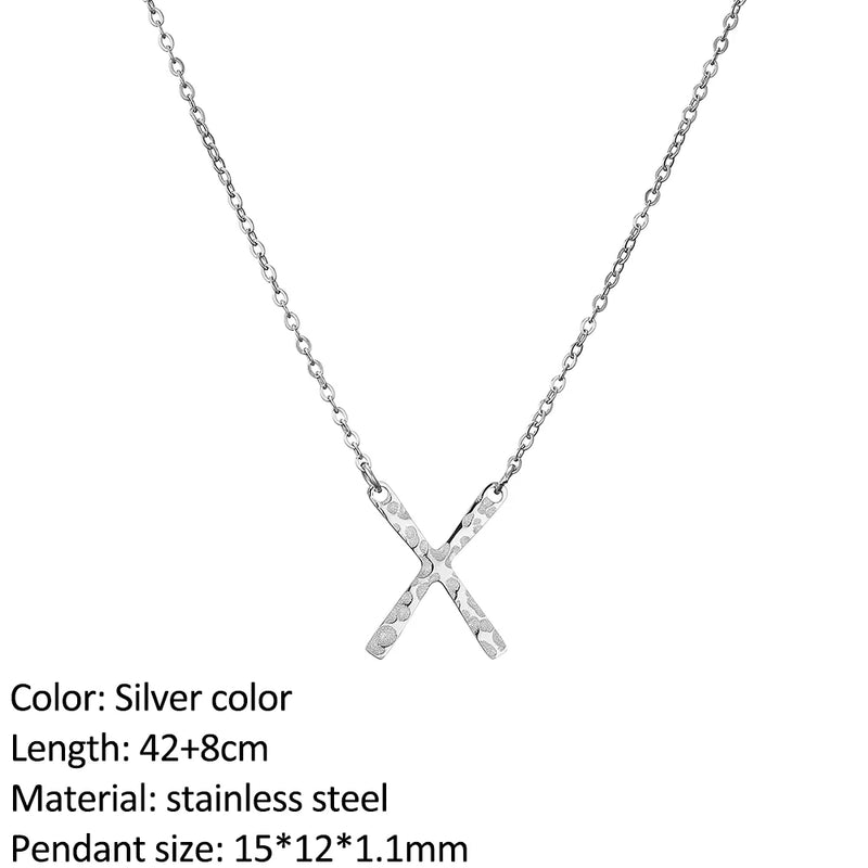 Infinity Cross Pendant Necklace - Gold Stainless Steel Fashion  Marven YX14920A Necklace 