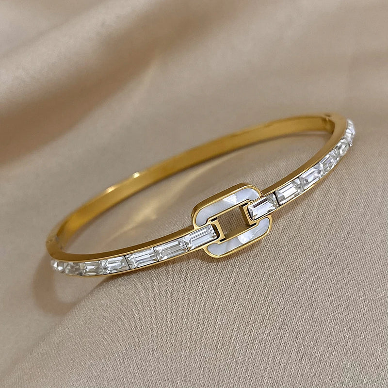 Stainless Steel Bangle Bracelet  Marven D2045329B-001  