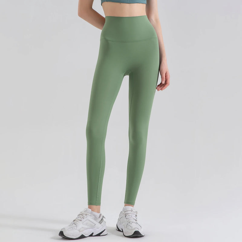 Women High-Waist Hip Lift Gym Leggings Women High-Waist Hip Lift Gym Leggings Marven Olive Green XL 