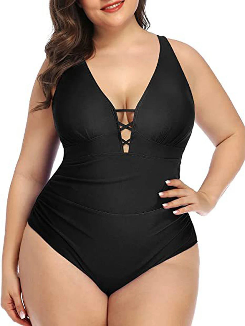 Plus Size One-Piece Swimsuit Plus Size One-Piece Swimsuit Marven   