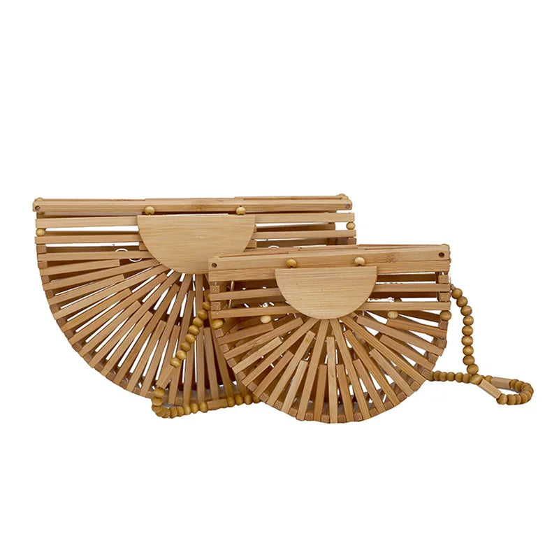 Eco-Friendly Bamboo Handbag Bamboo weaving Beach Bag Marven   