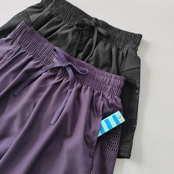 Shorts High Waist Sport Fitness 2 in 1  Marven   