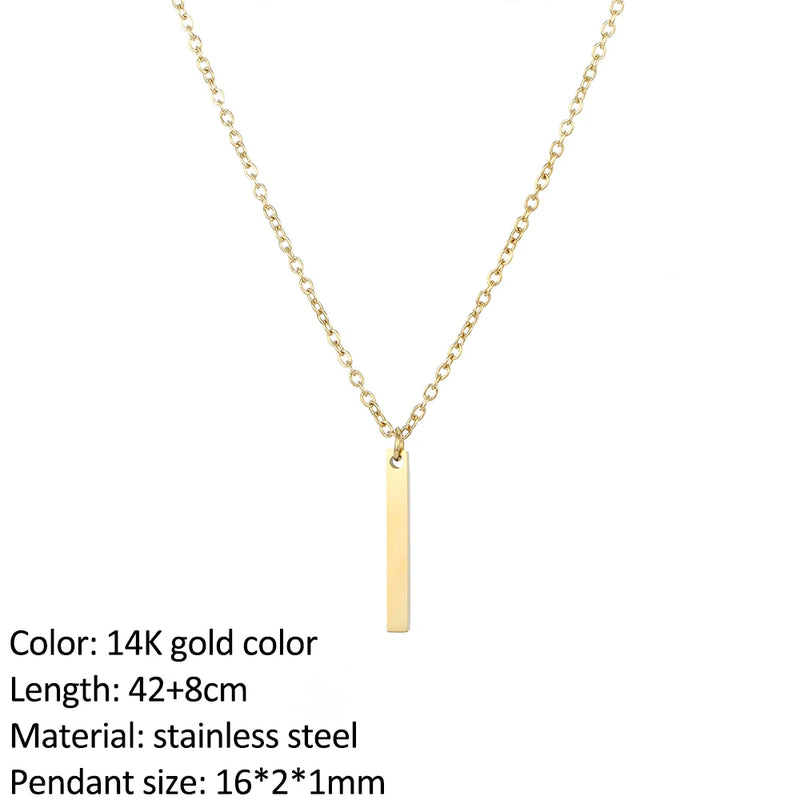 Infinity Cross Pendant Necklace - Gold Stainless Steel Fashion  Marven YX14984D Necklace 