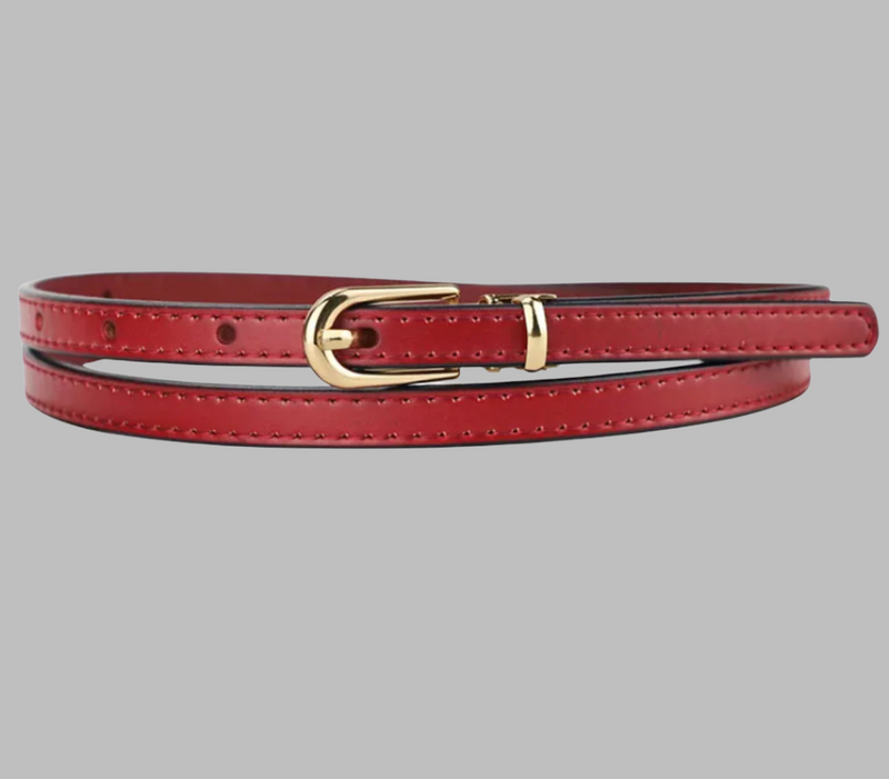 Leather Buckle Belt  Marven   