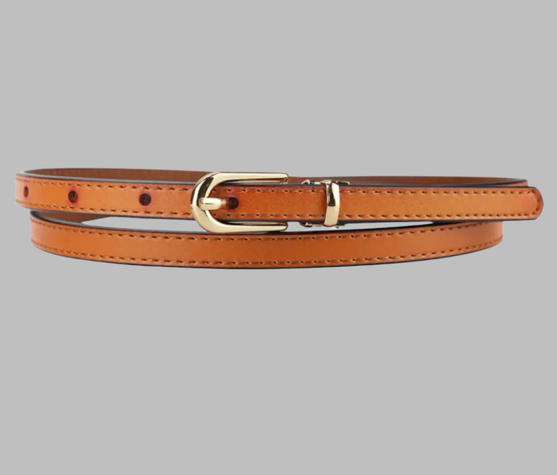 Leather Buckle Belt  Marven   