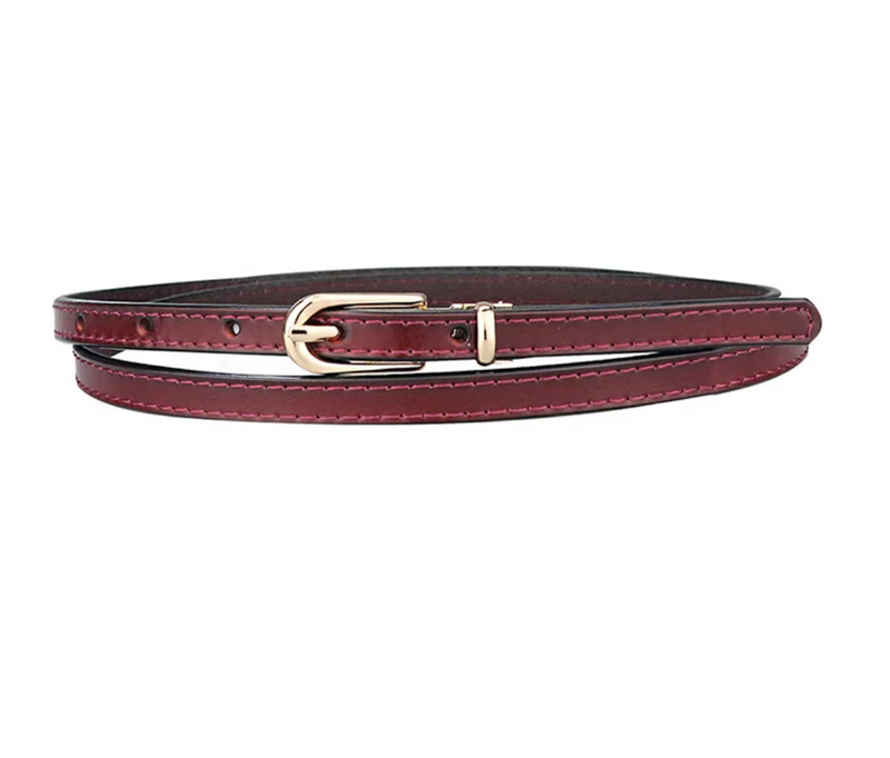 Leather Buckle Belt  Marven   