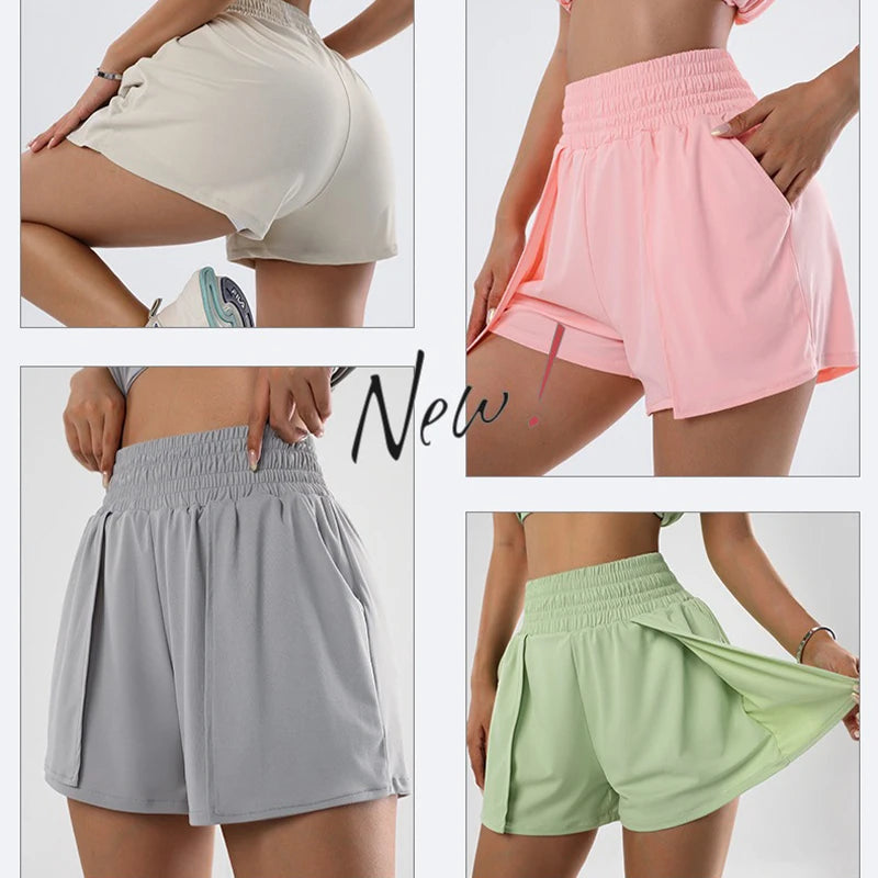 Two Piece Elastic Waist Shorts  Marven   