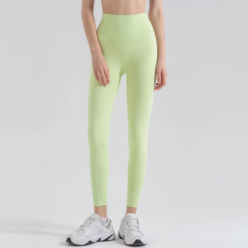 Women High-Waist Hip Lift Gym Leggings Women High-Waist Hip Lift Gym Leggings Marven Light Green XL 