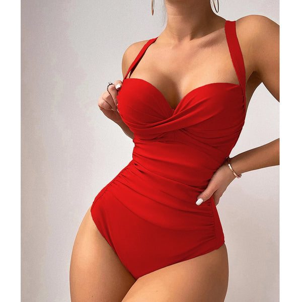 One Piece Swimwear Tummy Control  Marven LD2312R11 S 