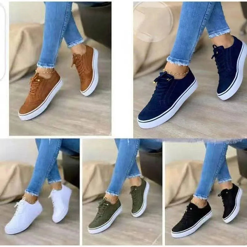 Women's Flat Sneakers Casual  Marven   