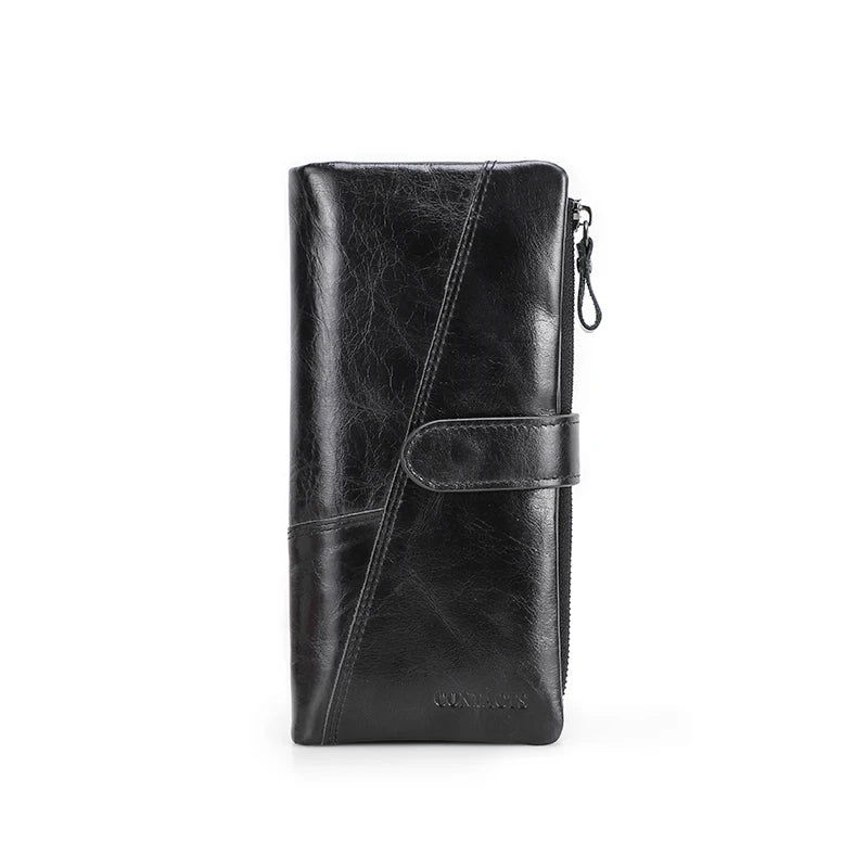 Genuine Leather Wallet Holder  Marven Black CHINA 