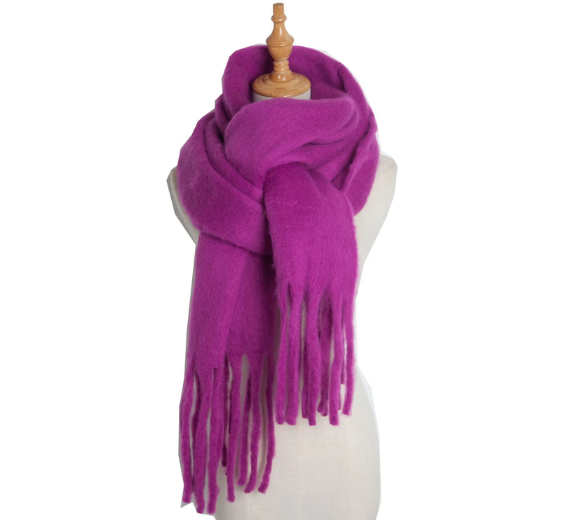 Luxury Cashmere Bright Solid Scarf  Marven 244  