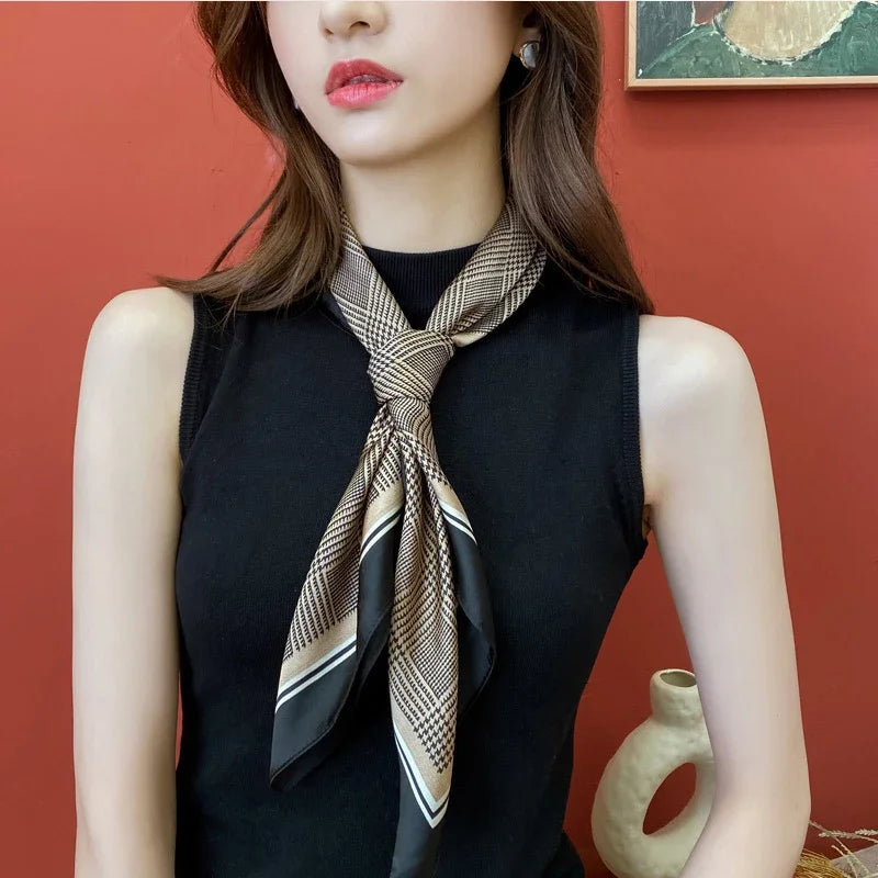 Luxurious Silk Satin Neckerchief for Women Luxurious Silk Satin Neckerchief for Women Marven V  