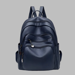 Soft Leather Travel Backpack  Marven   