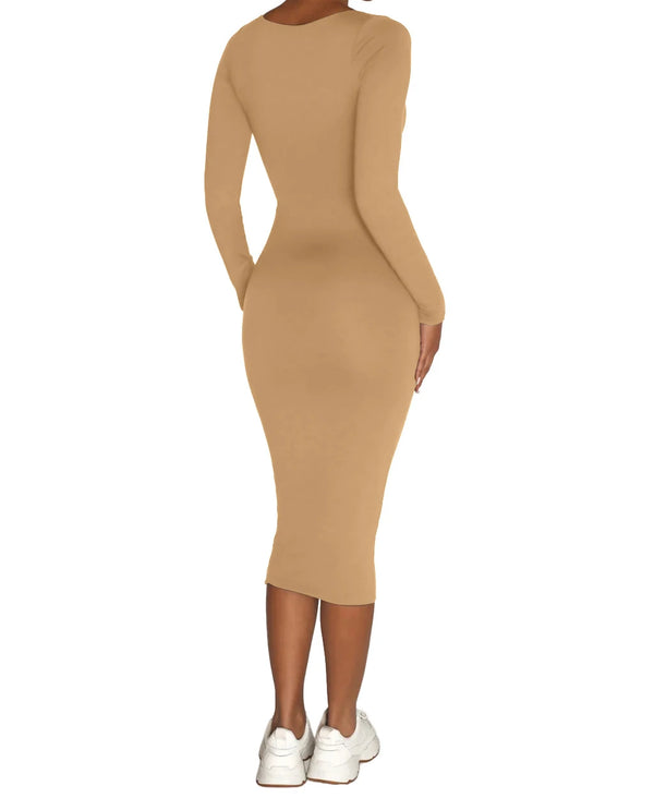 Long Sleeve Bodycon Dress Long Sleeve Bodycon Dress Marven   