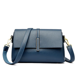 Leather Shoulder Crossbody Bag  Marven Blue (20cm<Max Length<30cm) 