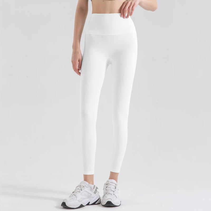 Women High-Waist Hip Lift Gym Leggings Women High-Waist Hip Lift Gym Leggings Marven White M 