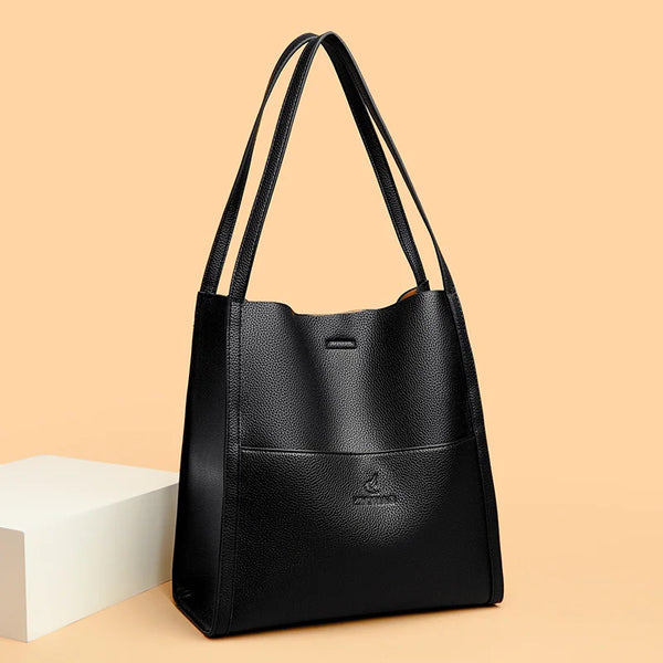 Leather Shopper Bag  Marven   