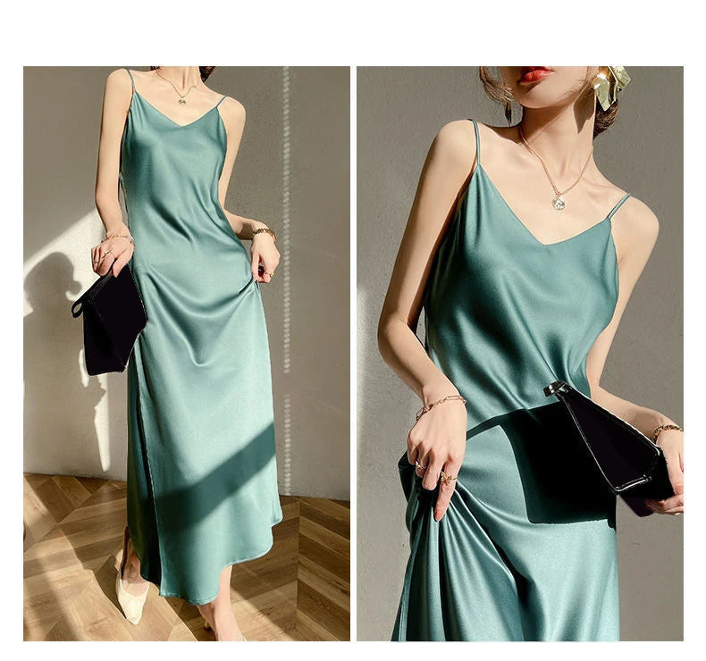 Vintage Satin Dress  Marven   