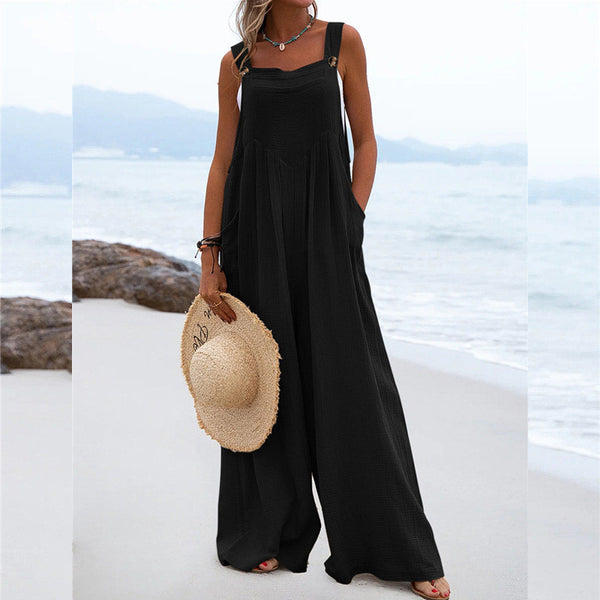 Women's Jumpsuit Wide-leg Pants jumpsuit wide leg MARVEN   