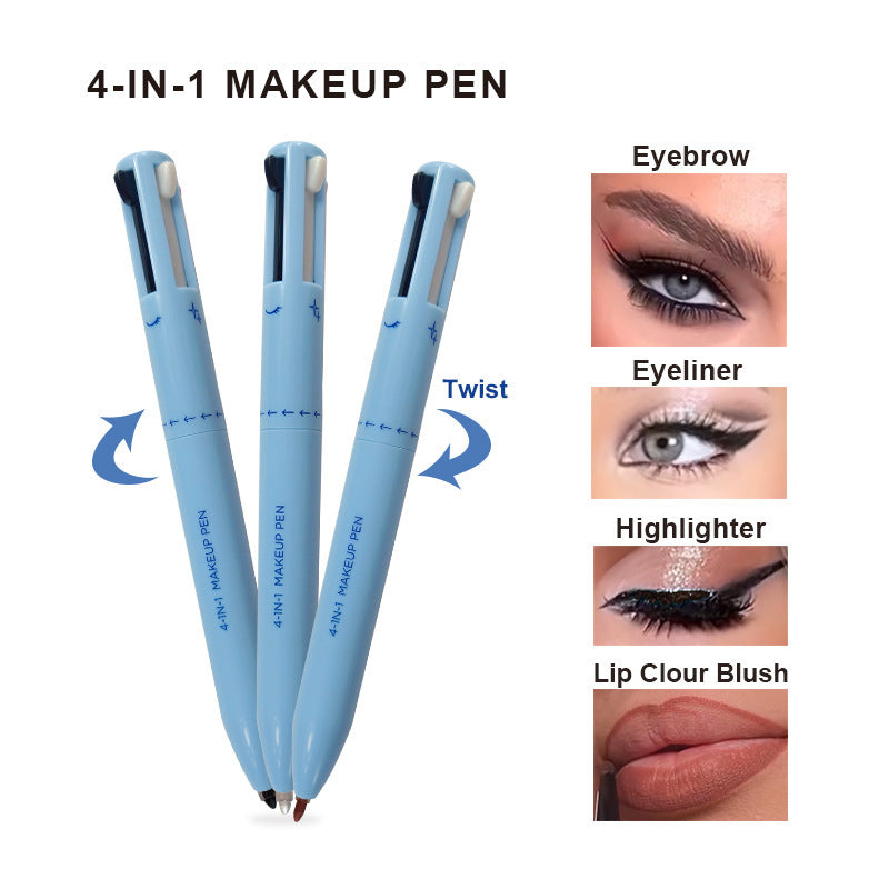 4-in-1 Makeup Pen Waterproof 4 In 1 Makeup Pen Eyebrow Pencil Waterpr Marven   